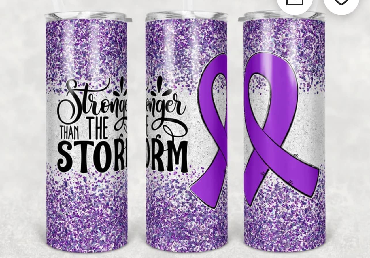 stronger than the storm (purple)