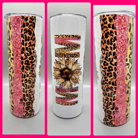 mom pink sunflower